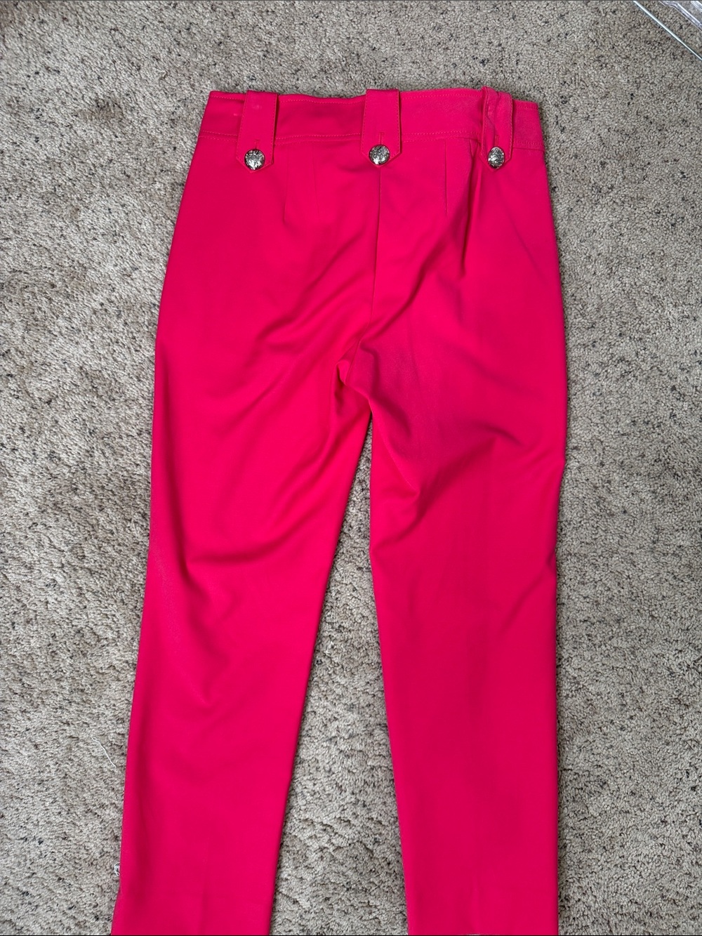 White House Black Market Hot Pink Double-Breasted Blazer & Pants Suit 4 - Picture 9 of 9